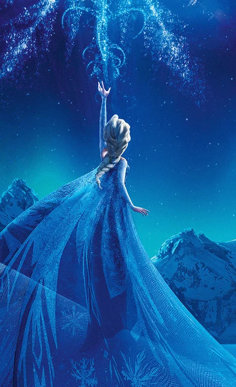 动漫电影爱丽丝梦游仙境蓝色纯美手机壁纸