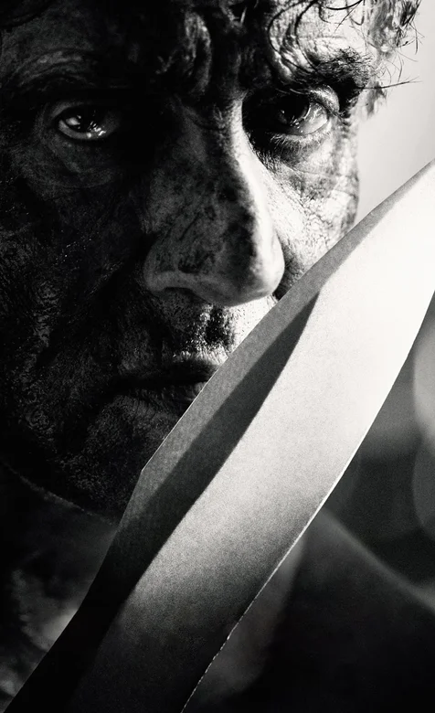 史泰龙第一滴血4手持匕首的海报手机壁纸