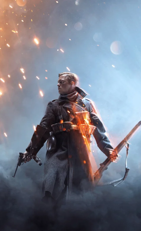 战火里的二战士兵电影海报手机壁纸图片